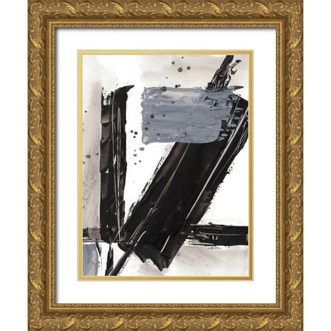 Demolition IV Gold Ornate Wood Framed Art Print with Double Matting by Harper, Ethan