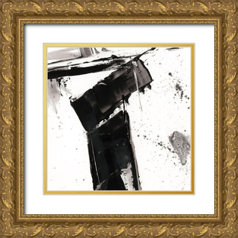 Jagged Edge IV Gold Ornate Wood Framed Art Print with Double Matting by Harper, Ethan
