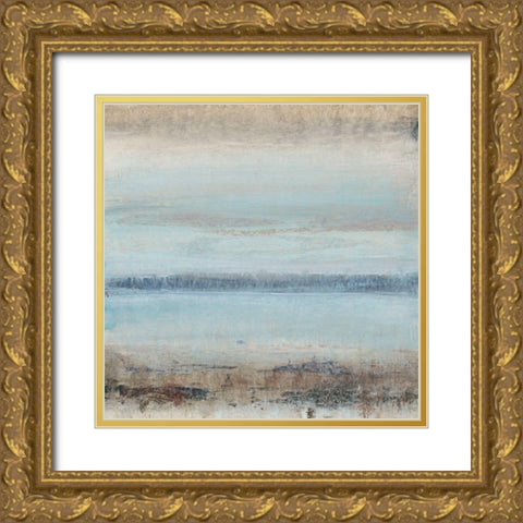 Tranquility II Gold Ornate Wood Framed Art Print with Double Matting by OToole, Tim