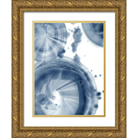 Quasars III Gold Ornate Wood Framed Art Print with Double Matting by Harper, Ethan