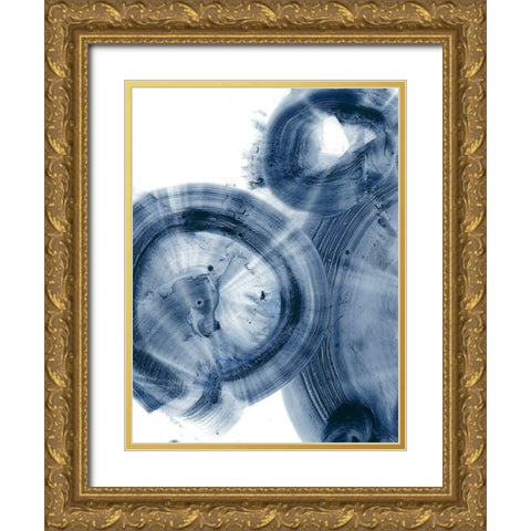 Quasars IV Gold Ornate Wood Framed Art Print with Double Matting by Harper, Ethan