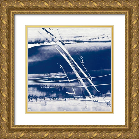 Alternating Current II Gold Ornate Wood Framed Art Print with Double Matting by Harper, Ethan