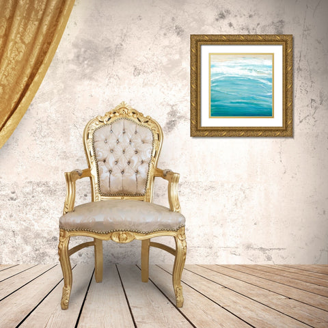 Sea Breeze Coast II Gold Ornate Wood Framed Art Print with Double Matting by OToole, Tim