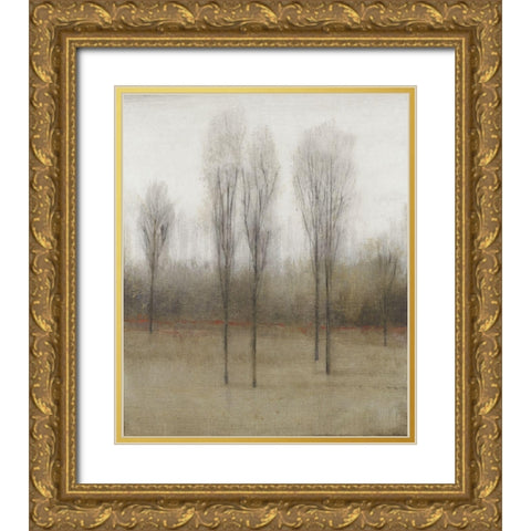 Last Day of Fall I Gold Ornate Wood Framed Art Print with Double Matting by OToole, Tim