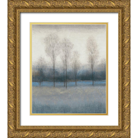 Last Day of Fall III Gold Ornate Wood Framed Art Print with Double Matting by OToole, Tim