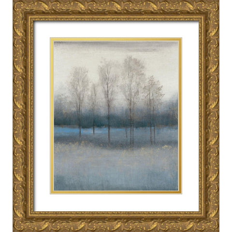 Last Day of Fall IV Gold Ornate Wood Framed Art Print with Double Matting by OToole, Tim
