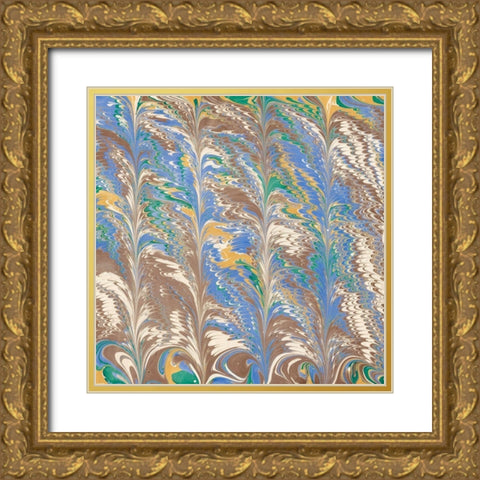Florentine II Gold Ornate Wood Framed Art Print with Double Matting by Unknown