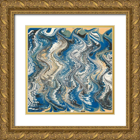 Florentine III Gold Ornate Wood Framed Art Print with Double Matting by Unknown