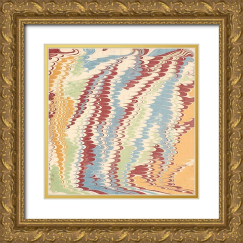 Florentine IX Gold Ornate Wood Framed Art Print with Double Matting by Unknown