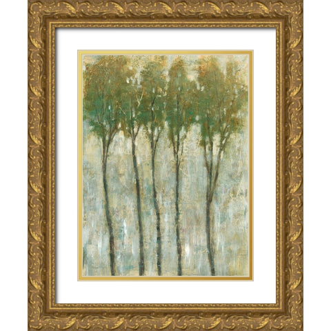 Standing Tall in Spring II Gold Ornate Wood Framed Art Print with Double Matting by OToole, Tim
