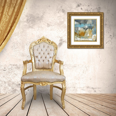 Aerial View I Gold Ornate Wood Framed Art Print with Double Matting by OToole, Tim