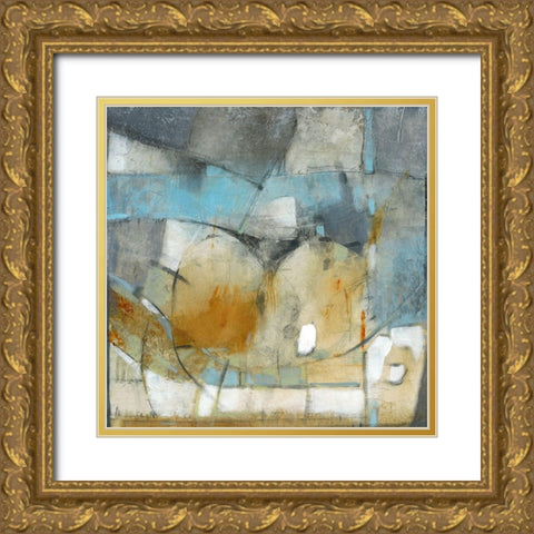 Aerial View I Gold Ornate Wood Framed Art Print with Double Matting by OToole, Tim