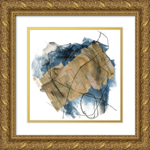 Blue Crew II Gold Ornate Wood Framed Art Print with Double Matting by Parker, Jennifer Paxton