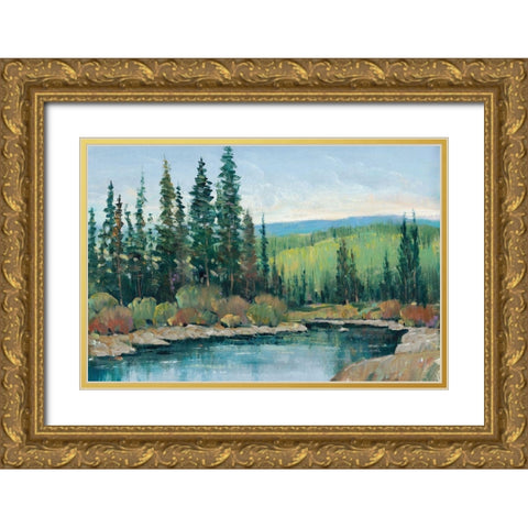 Mountain Escape I Gold Ornate Wood Framed Art Print with Double Matting by OToole, Tim
