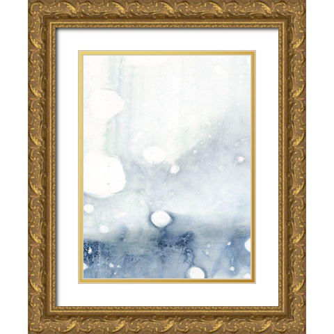 Rain Beads I Gold Ornate Wood Framed Art Print with Double Matting by Harper, Ethan