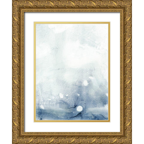 Rain Beads II Gold Ornate Wood Framed Art Print with Double Matting by Harper, Ethan