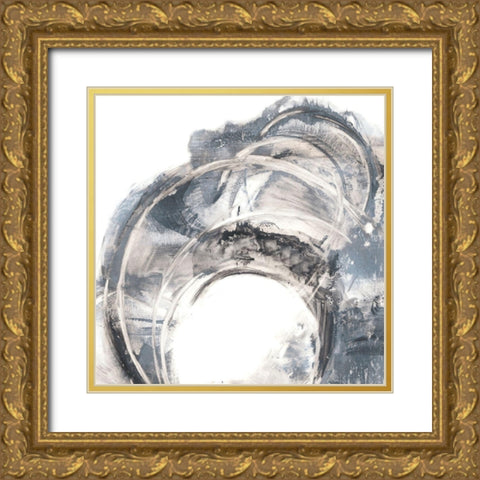 Ring Cluster I Gold Ornate Wood Framed Art Print with Double Matting by Harper, Ethan