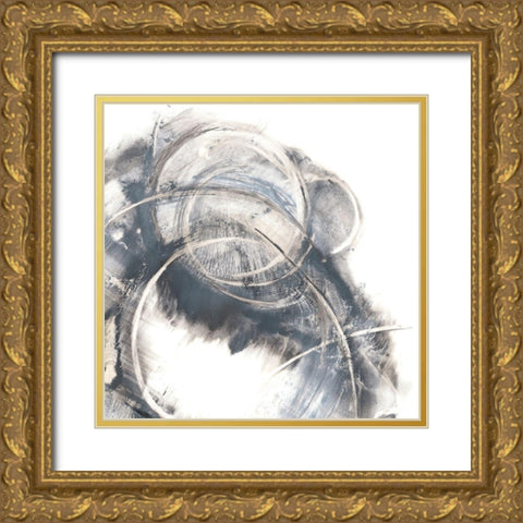 Ring Cluster II Gold Ornate Wood Framed Art Print with Double Matting by Harper, Ethan