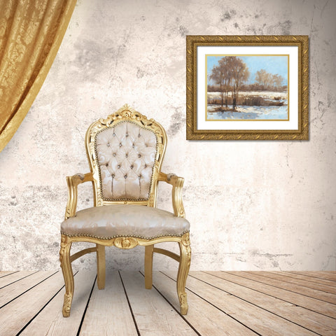 Sunlit II Gold Ornate Wood Framed Art Print with Double Matting by Harper, Ethan