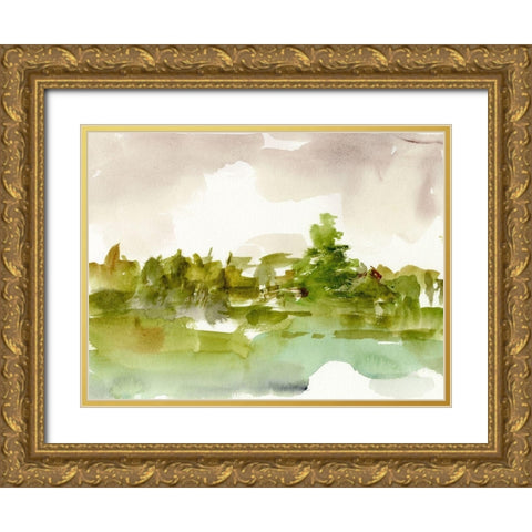 Morning Retreat II Gold Ornate Wood Framed Art Print with Double Matting by Harper, Ethan