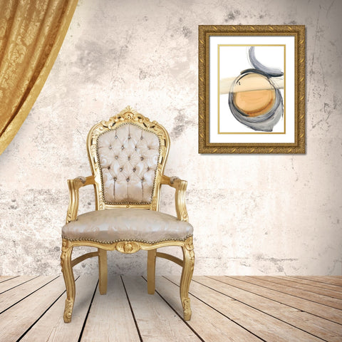 Sienna and Slate III Gold Ornate Wood Framed Art Print with Double Matting by Harper, Ethan