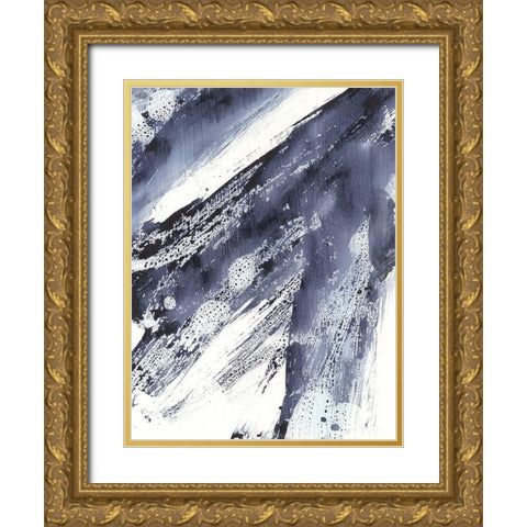 Directionality II Gold Ornate Wood Framed Art Print with Double Matting by Harper, Ethan