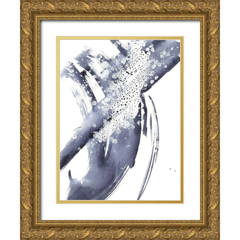 Directionality V Gold Ornate Wood Framed Art Print with Double Matting by Harper, Ethan