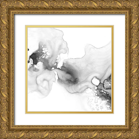 Smoke and Water I Gold Ornate Wood Framed Art Print with Double Matting by Harper, Ethan