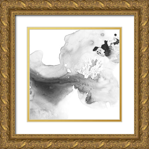 Smoke and Water II Gold Ornate Wood Framed Art Print with Double Matting by Harper, Ethan