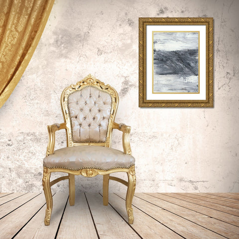 Conductivity I Gold Ornate Wood Framed Art Print with Double Matting by Harper, Ethan