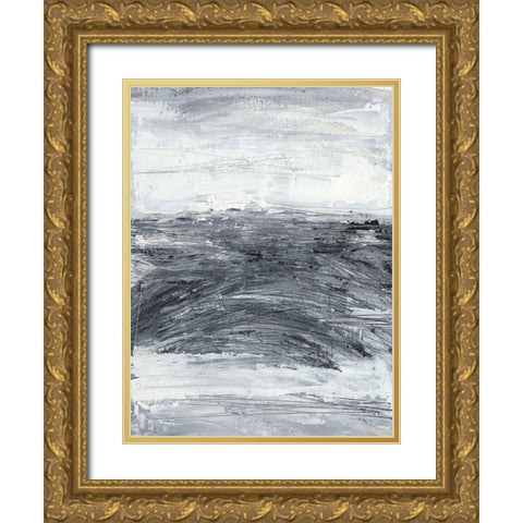 Conductivity II Gold Ornate Wood Framed Art Print with Double Matting by Harper, Ethan