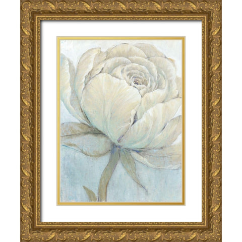 English Rose II Gold Ornate Wood Framed Art Print with Double Matting by OToole, Tim