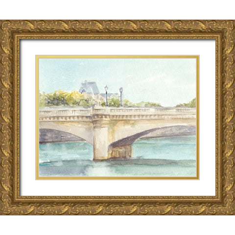 French Bridge Study III Gold Ornate Wood Framed Art Print with Double Matting by Harper, Ethan
