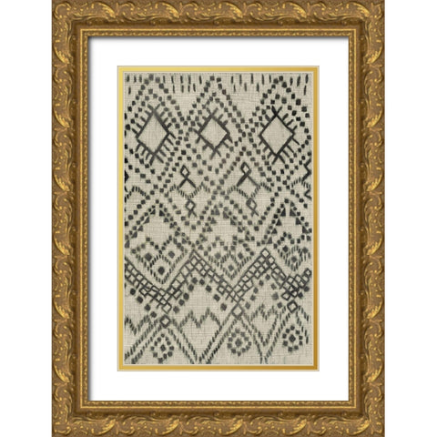Story Teller II Gold Ornate Wood Framed Art Print with Double Matting by Zarris, Chariklia