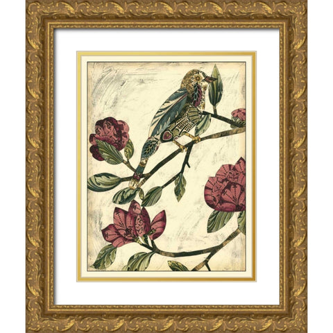 Victorian Serenade I Gold Ornate Wood Framed Art Print with Double Matting by Zarris, Chariklia