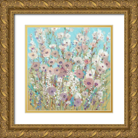 Mixed Flowers II Gold Ornate Wood Framed Art Print with Double Matting by OToole, Tim