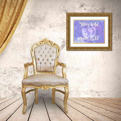 Moon Child II Gold Ornate Wood Framed Art Print with Double Matting by Parker, Jennifer Paxton