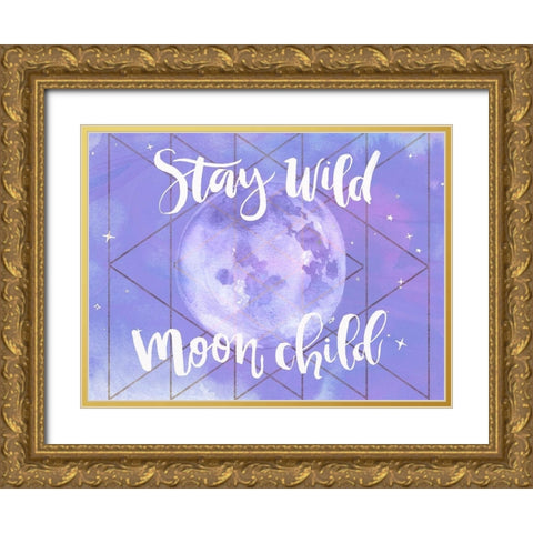 Moon Child II Gold Ornate Wood Framed Art Print with Double Matting by Parker, Jennifer Paxton