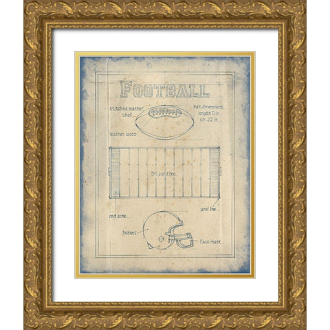 All About the Game II Gold Ornate Wood Framed Art Print with Double Matting by Harper, Ethan