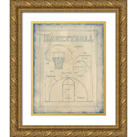 All About the Game III Gold Ornate Wood Framed Art Print with Double Matting by Harper, Ethan