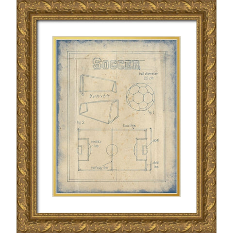 All About the Game IV Gold Ornate Wood Framed Art Print with Double Matting by Harper, Ethan