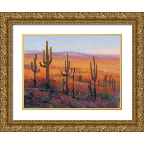 Desert Light I Gold Ornate Wood Framed Art Print with Double Matting by OToole, Tim