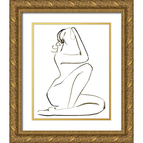 Warm Embrace II Gold Ornate Wood Framed Art Print with Double Matting by Parker, Jennifer Paxton