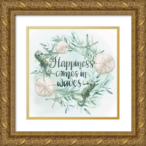 Drawn to the Sea VI Gold Ornate Wood Framed Art Print with Double Matting by Parker, Jennifer Paxton