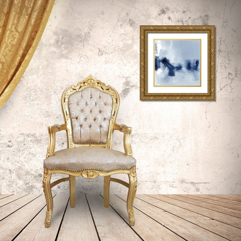 Box Jellies I Gold Ornate Wood Framed Art Print with Double Matting by Harper, Ethan