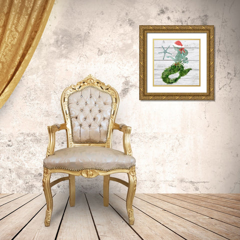 Tis the Seasun III Gold Ornate Wood Framed Art Print with Double Matting by Parker, Jennifer Paxton