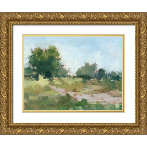 Beaten Path I Gold Ornate Wood Framed Art Print with Double Matting by Harper, Ethan