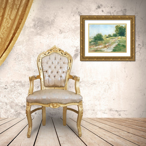 Beaten Path II Gold Ornate Wood Framed Art Print with Double Matting by Harper, Ethan