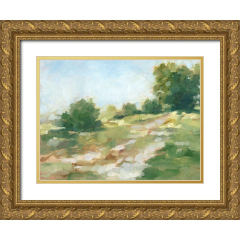 Beaten Path II Gold Ornate Wood Framed Art Print with Double Matting by Harper, Ethan