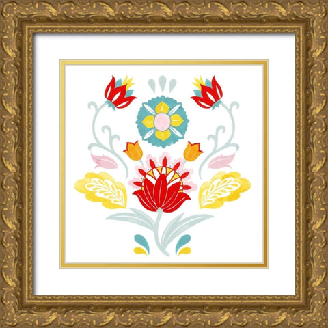 Taza I Gold Ornate Wood Framed Art Print with Double Matting by Popp, Grace